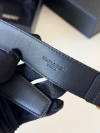 Cinto Ysl smooth leather 3cm