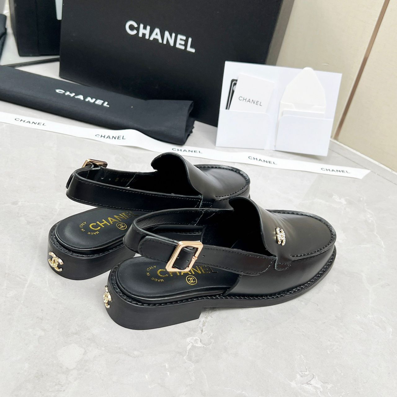 Mocassim Chanel Slingback Loafer