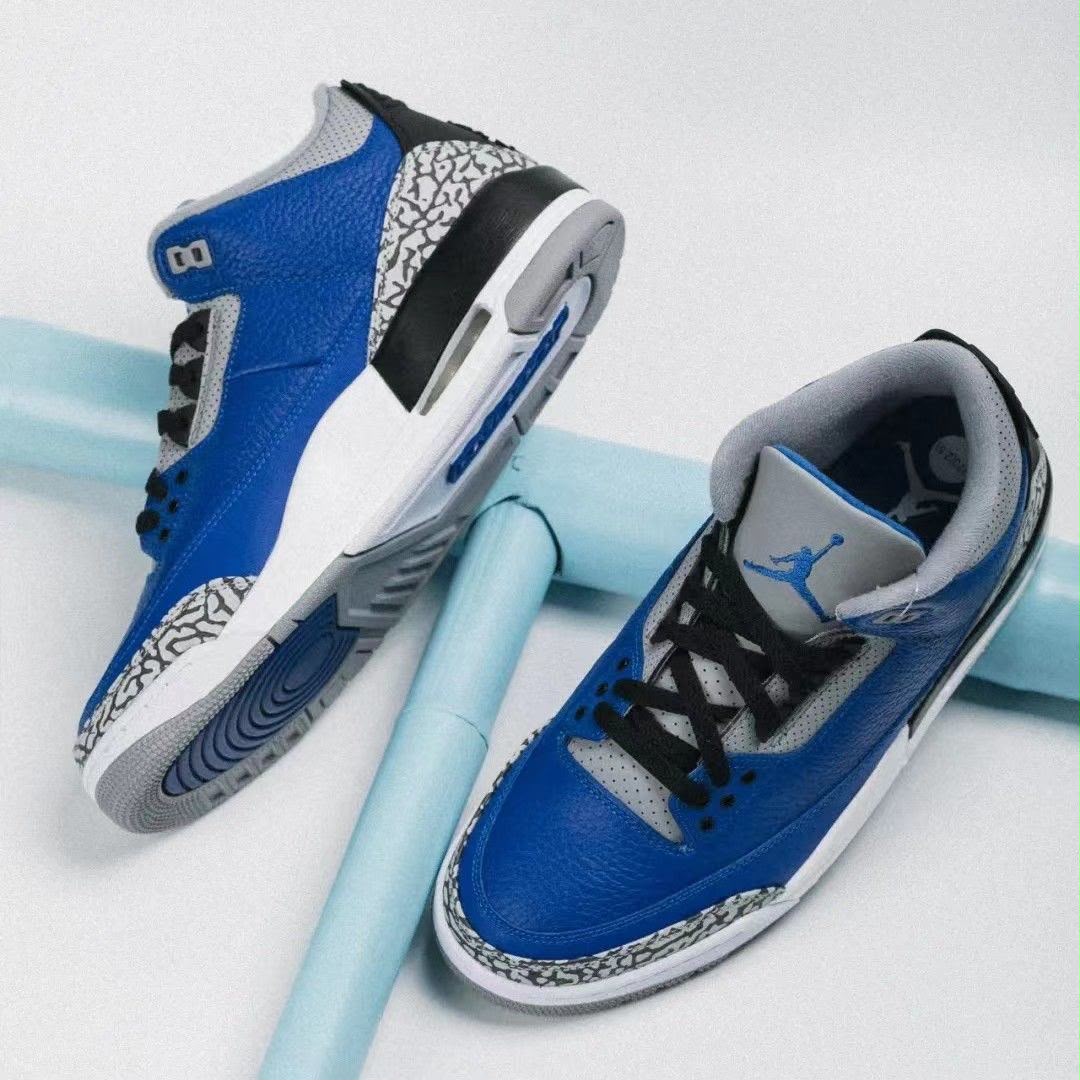 nike jordan 3 blue cement