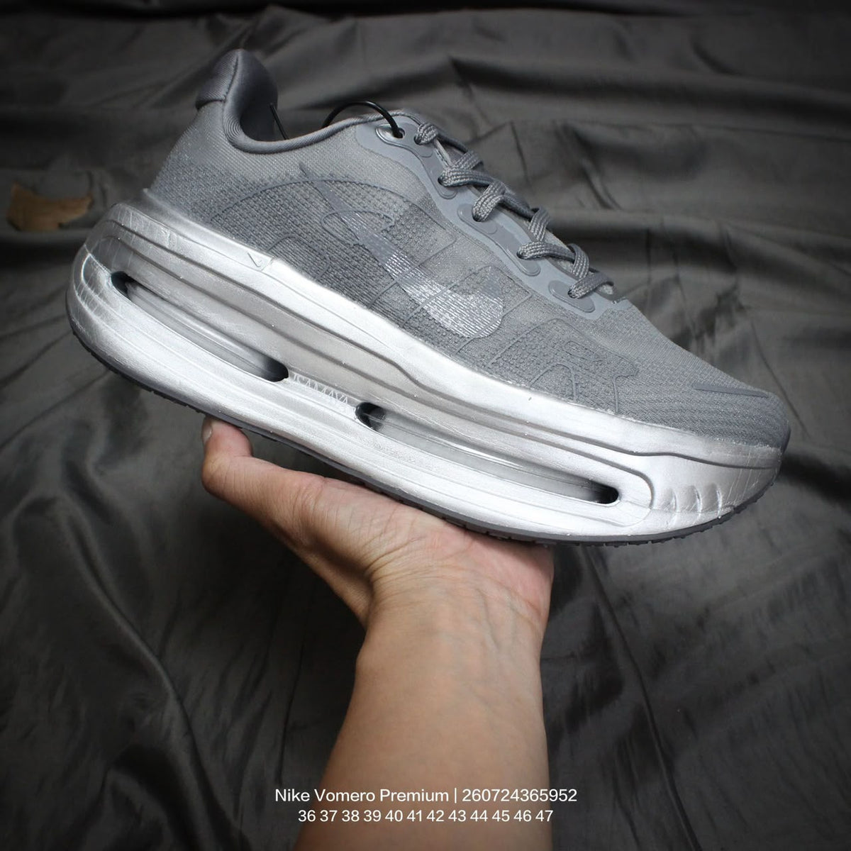 Nike Vomero Premium Geyser Grey Metallic Silver