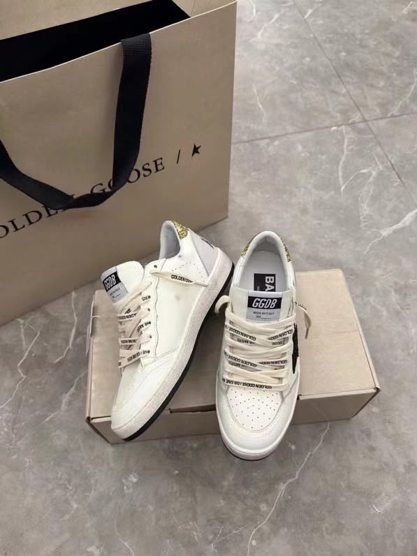Golden Goose Golden Star Glitter Black