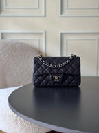 Chanel Classic Flap ferragens prata..