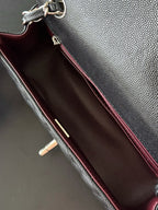 Chanel Classic Flap ferragens prata..