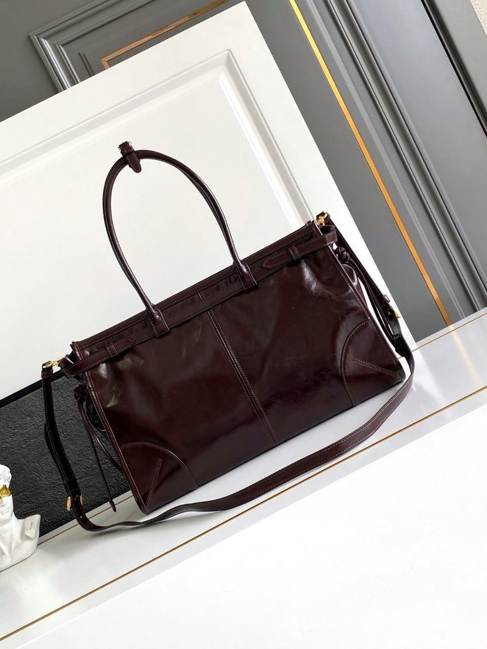 Bolsa Prada Bonnie Tote Bag brown