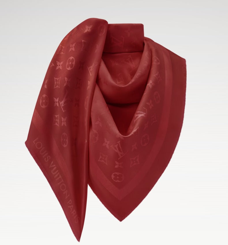 Echarpe Xale Louis Vuitton ROUGE VUITTON
