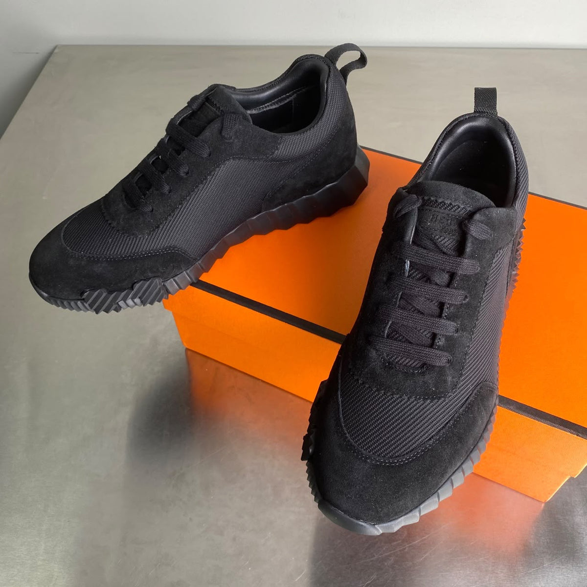 Tênis Hermes Air Mesh Bouncing All Black