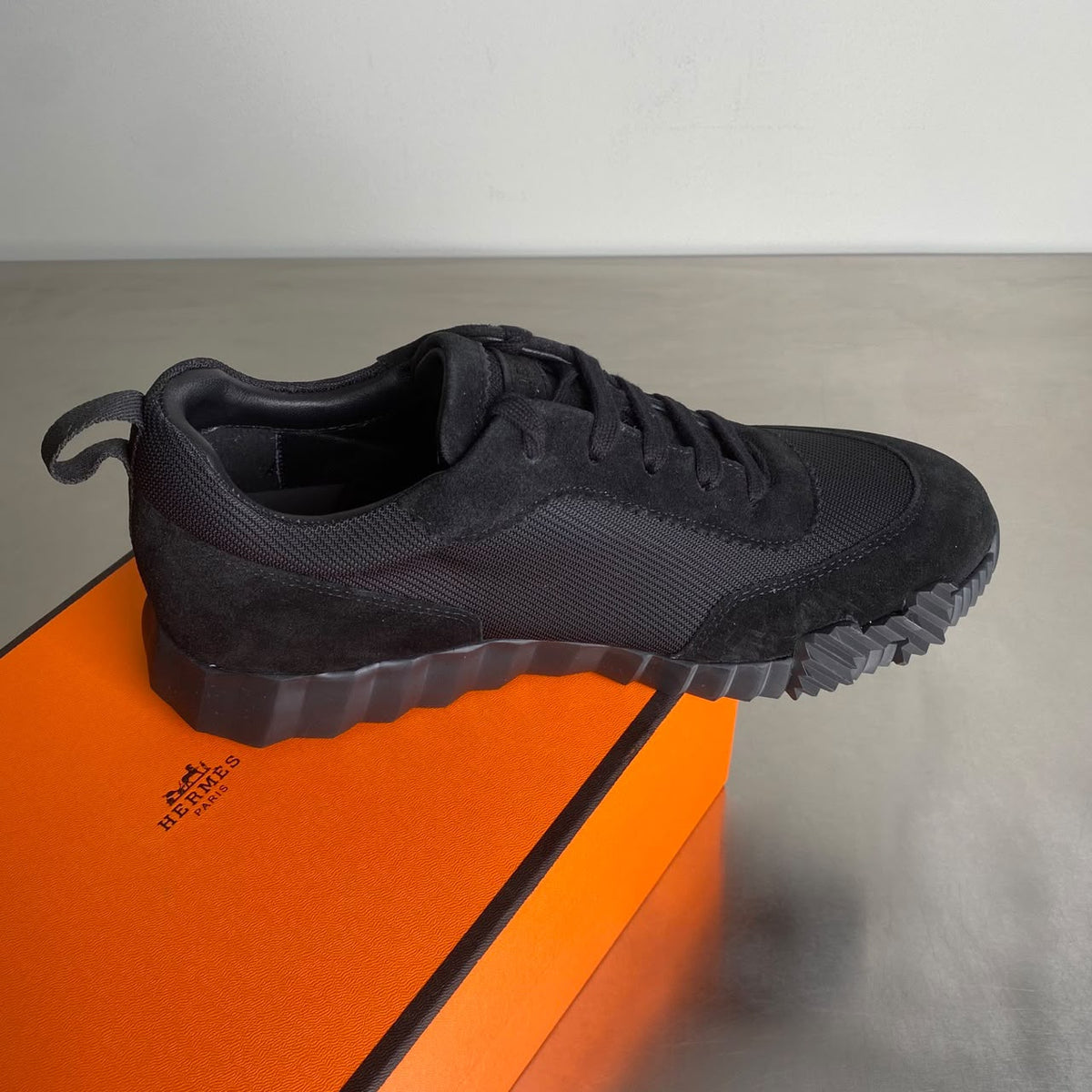 Tênis Hermes Air Mesh Bouncing All Black