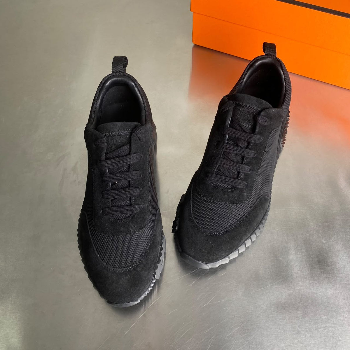Tênis Hermes Air Mesh Bouncing All Black