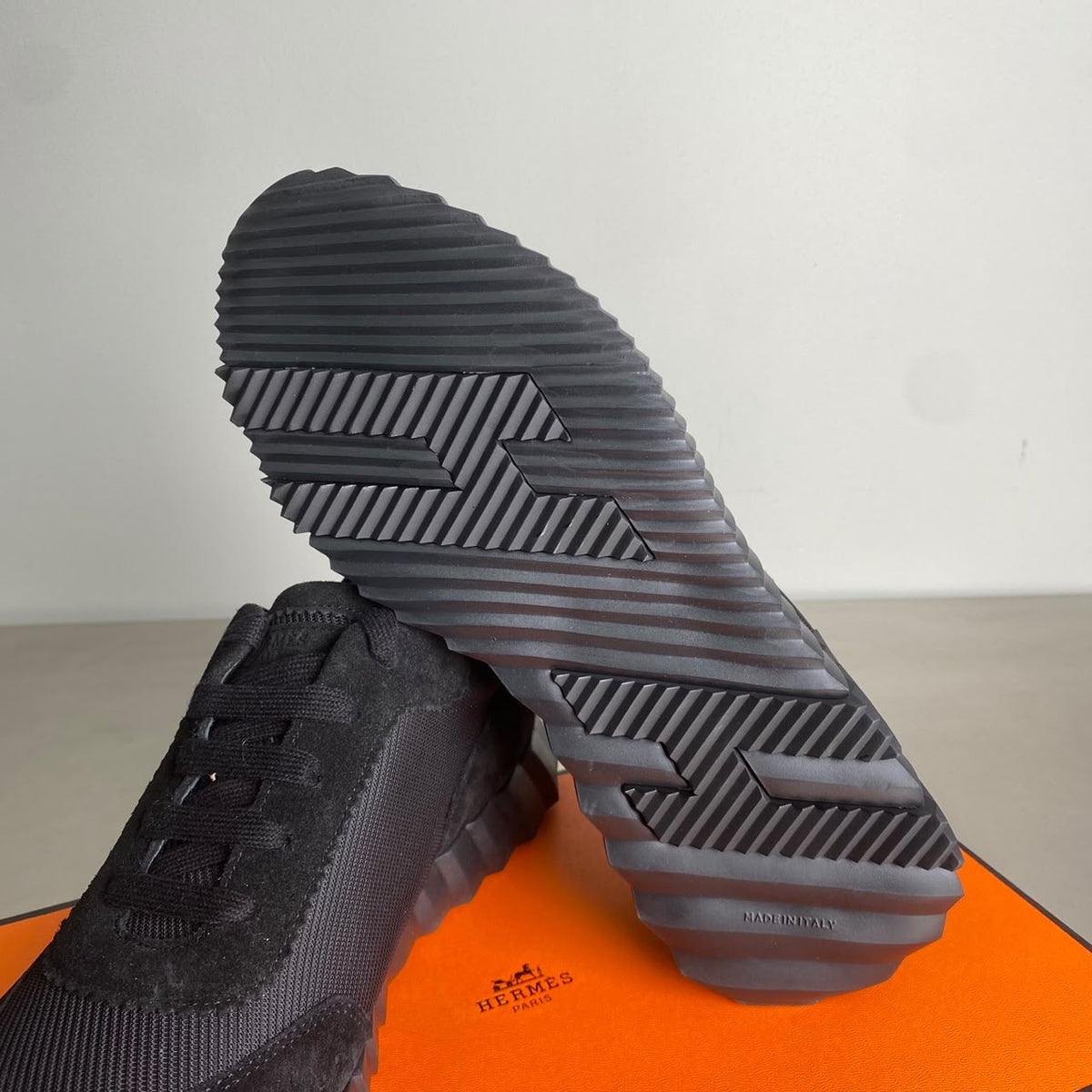 Tênis Hermes Air Mesh Bouncing All Black
