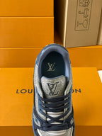 Trainer Monogram Louis Vuitton Trainer 'Grey Blue Crystals'