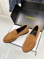 Mocassim YSL camurça brown