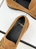 Mocassim YSL camurça brown