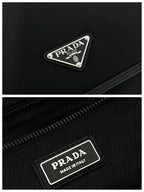 Bolsa Prada Re-Nylon and Leather Messenger Bag