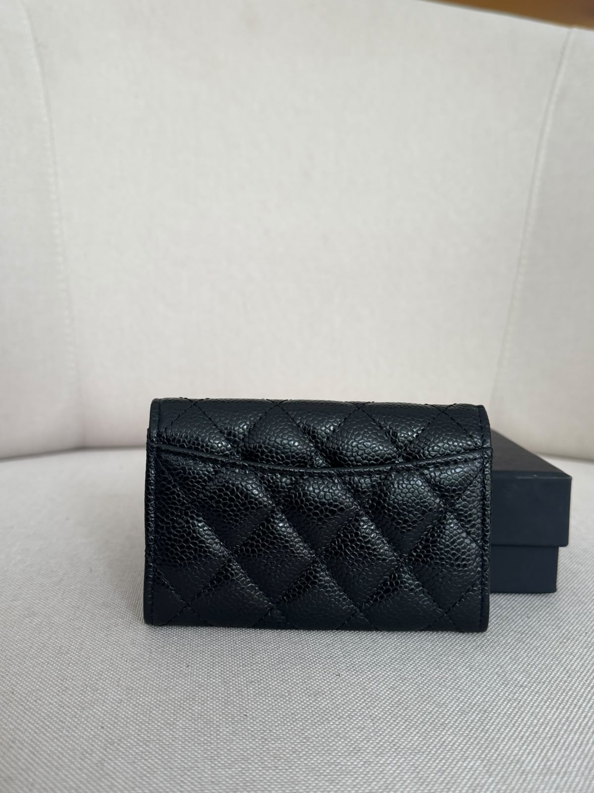 Chanel Classic Flap Card Holder BLACK Gold hardware . ( Pronta entrega )