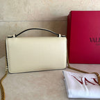 Bolsa Valentino Garavani VLogo Signature Off-White .