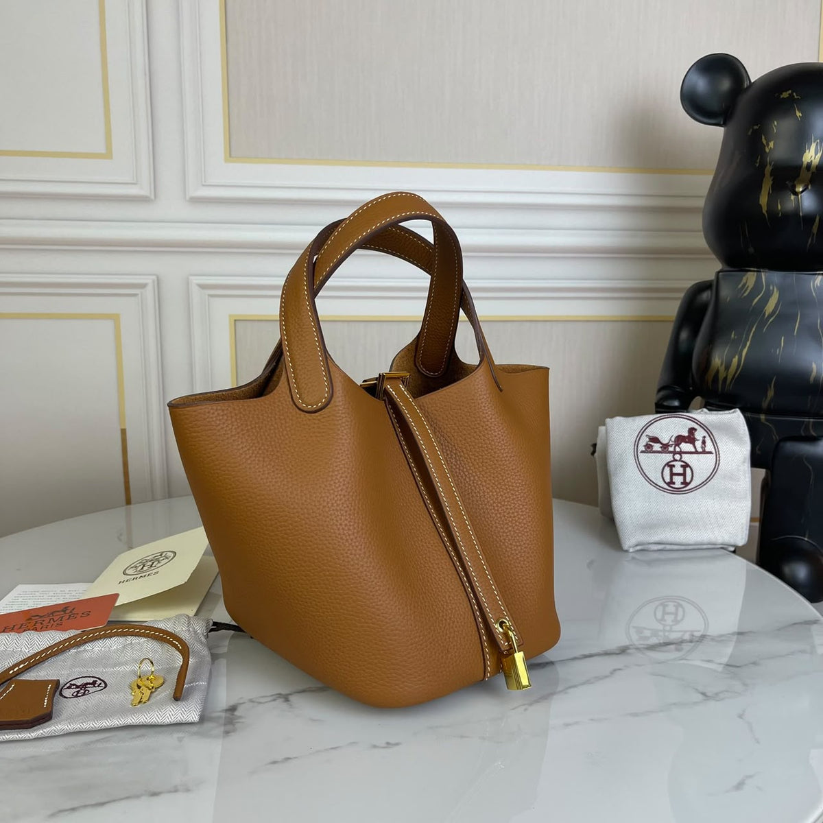 Bolsa Hermes Picotin 18 Brown