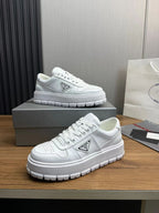 Prada Leather Sneaker White.