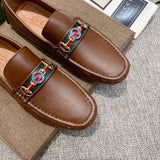 Mocassim GUCCI GG - Marrom ( pronta entrega )