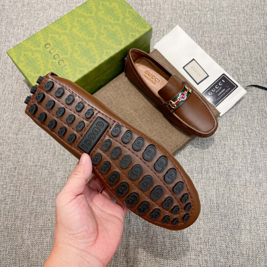 Mocassim GUCCI GG - Marrom