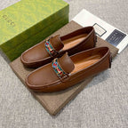 Mocassim GUCCI GG - Marrom