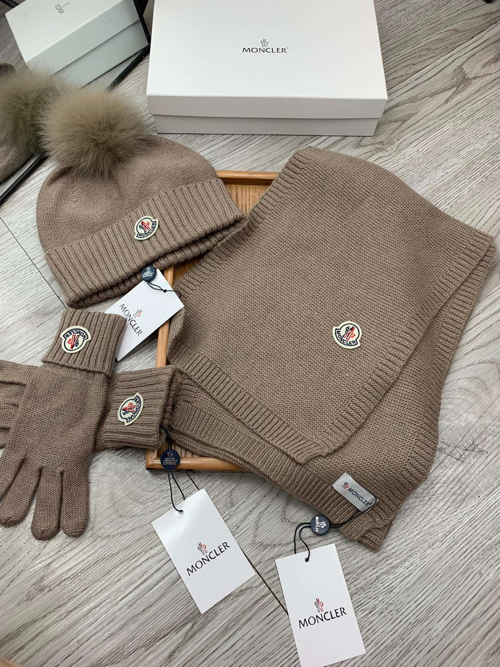 conjunto de inverno moncler
