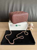 Chanel Top Handle Vanity Case Pink