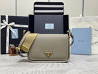 Prada  leather shoulder bag