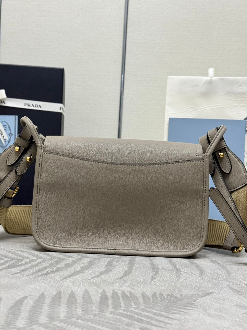 Prada  leather shoulder bag