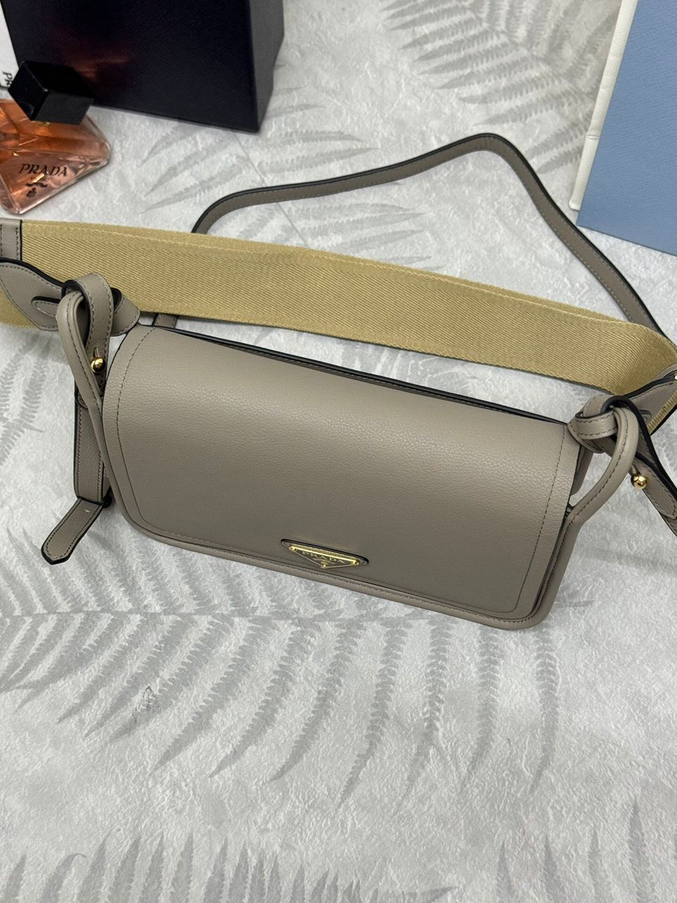Prada  leather shoulder bag