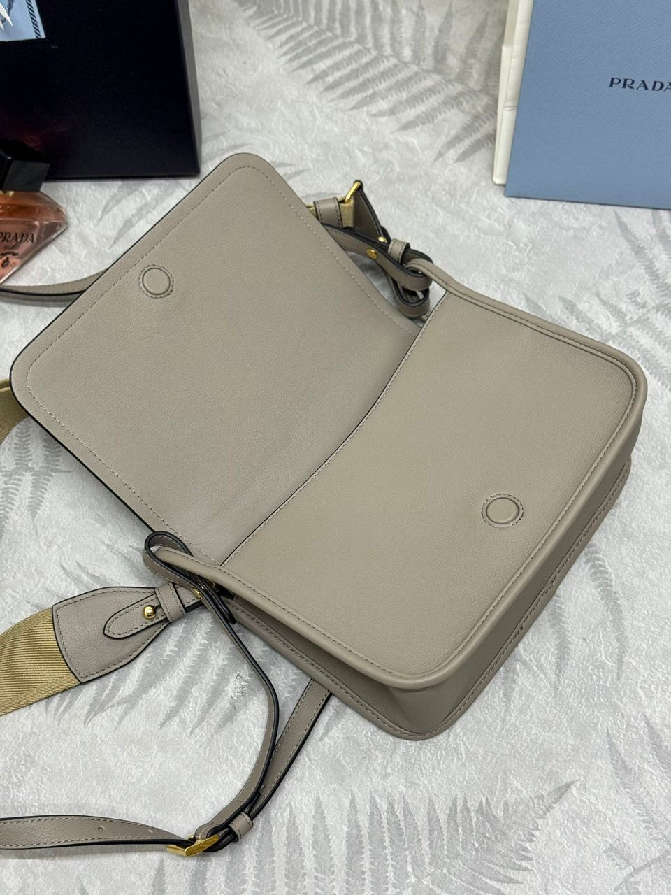Prada  leather shoulder bag