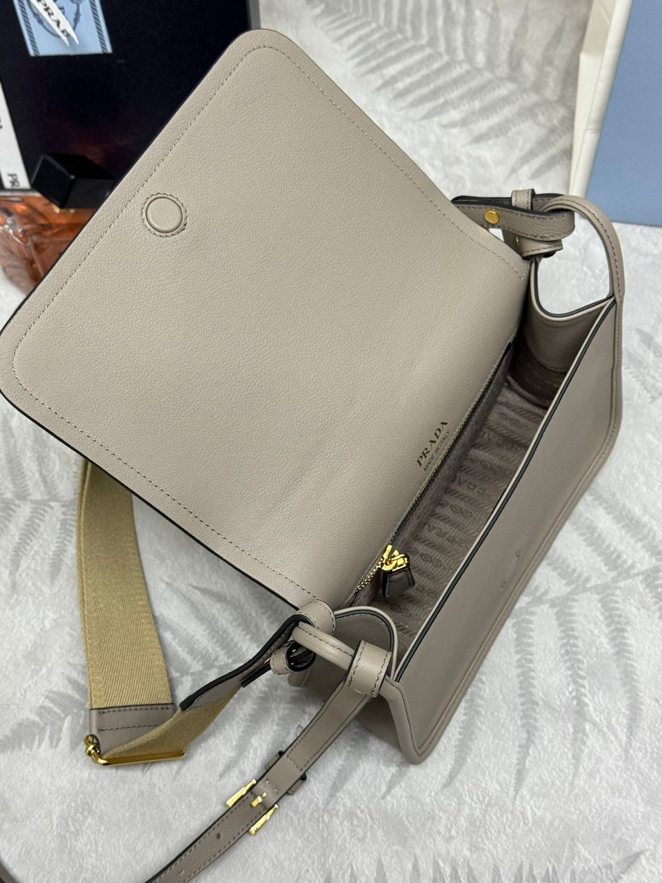 Prada  leather shoulder bag