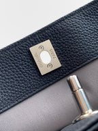 Chanel Executive Cerf Tote Black Leather Gold Hardware .