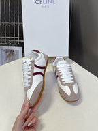 Celine Jogger Low Lace-Up Sneaker Red