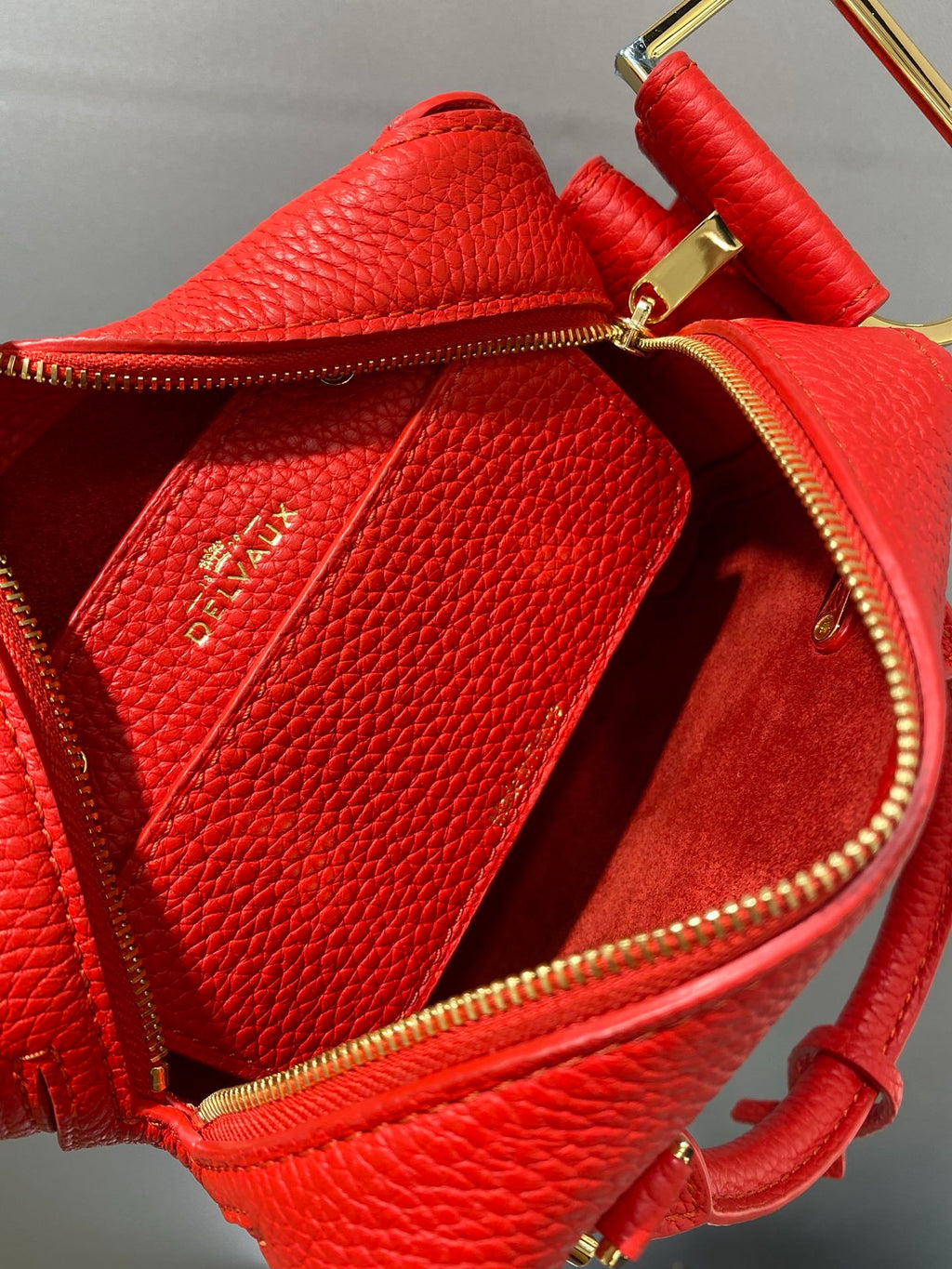 Delvaux Cool Box Nano Red
