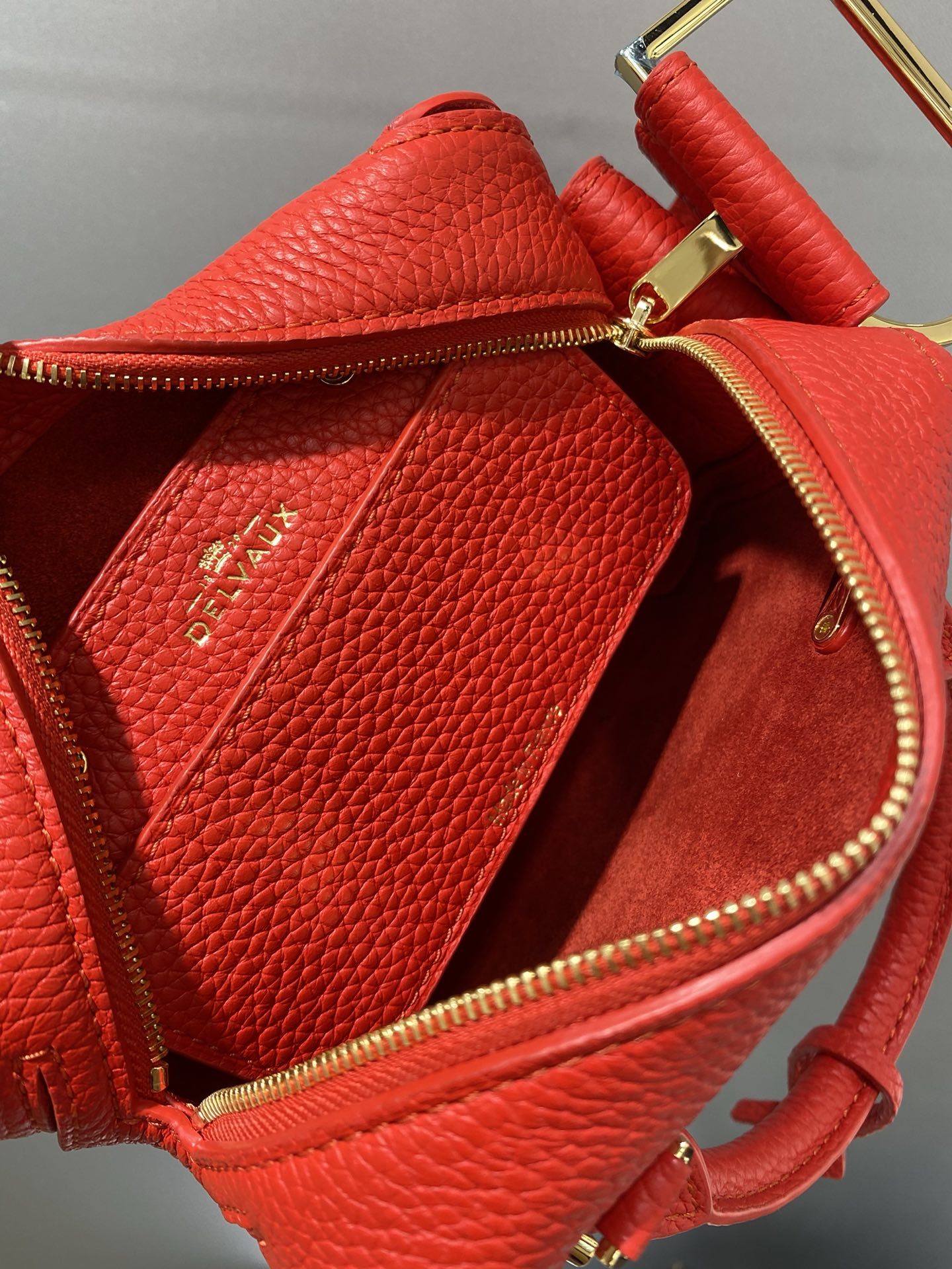 Delvaux Cool Box Nano Red