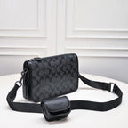Coach Axel Compact Crossbody Bag Black