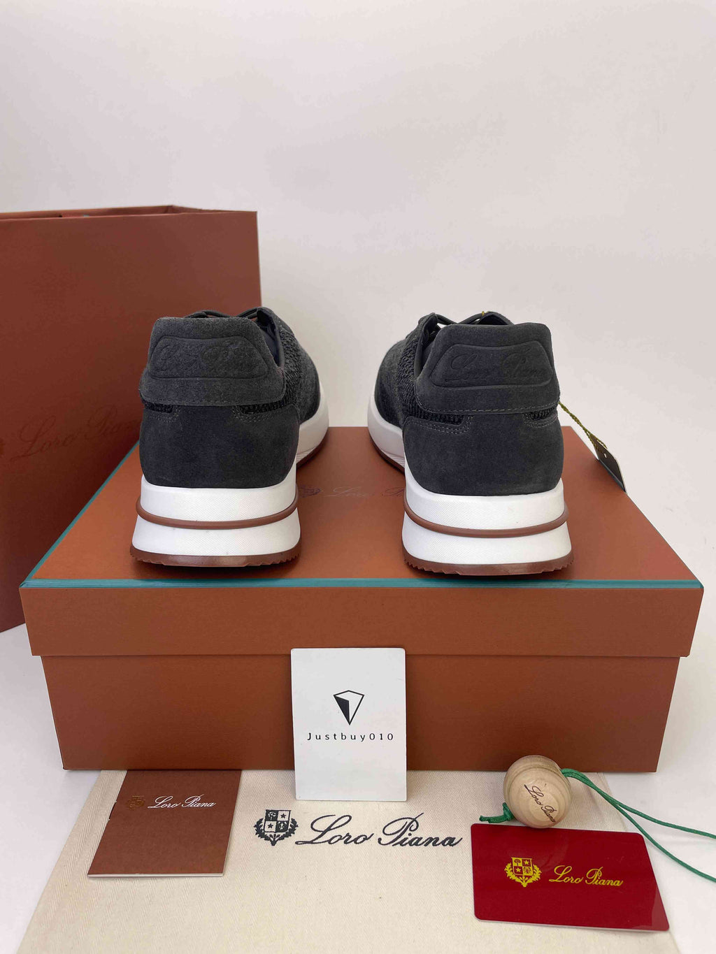 Loro Piana 360 Flexy Walk  (Charcoal Blue/Frost Gray)