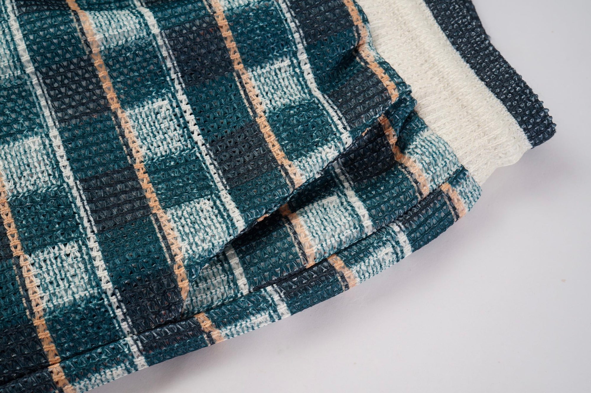 Casablanca Green Crochet Mosaic Knit Co-ord