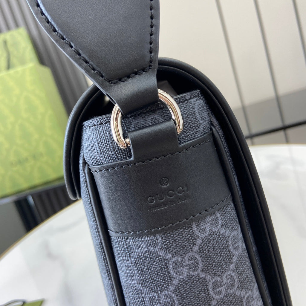 Gucci GG Monogram Messenger Bag Naty