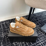 Prada Trail faded suede sneakers