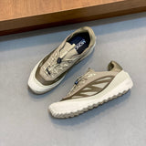 Tênis Moncler Trailgrip LP Bege Areia Com Verde Oliva
