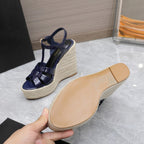 Saint Laurent Espadrille Tribute blue