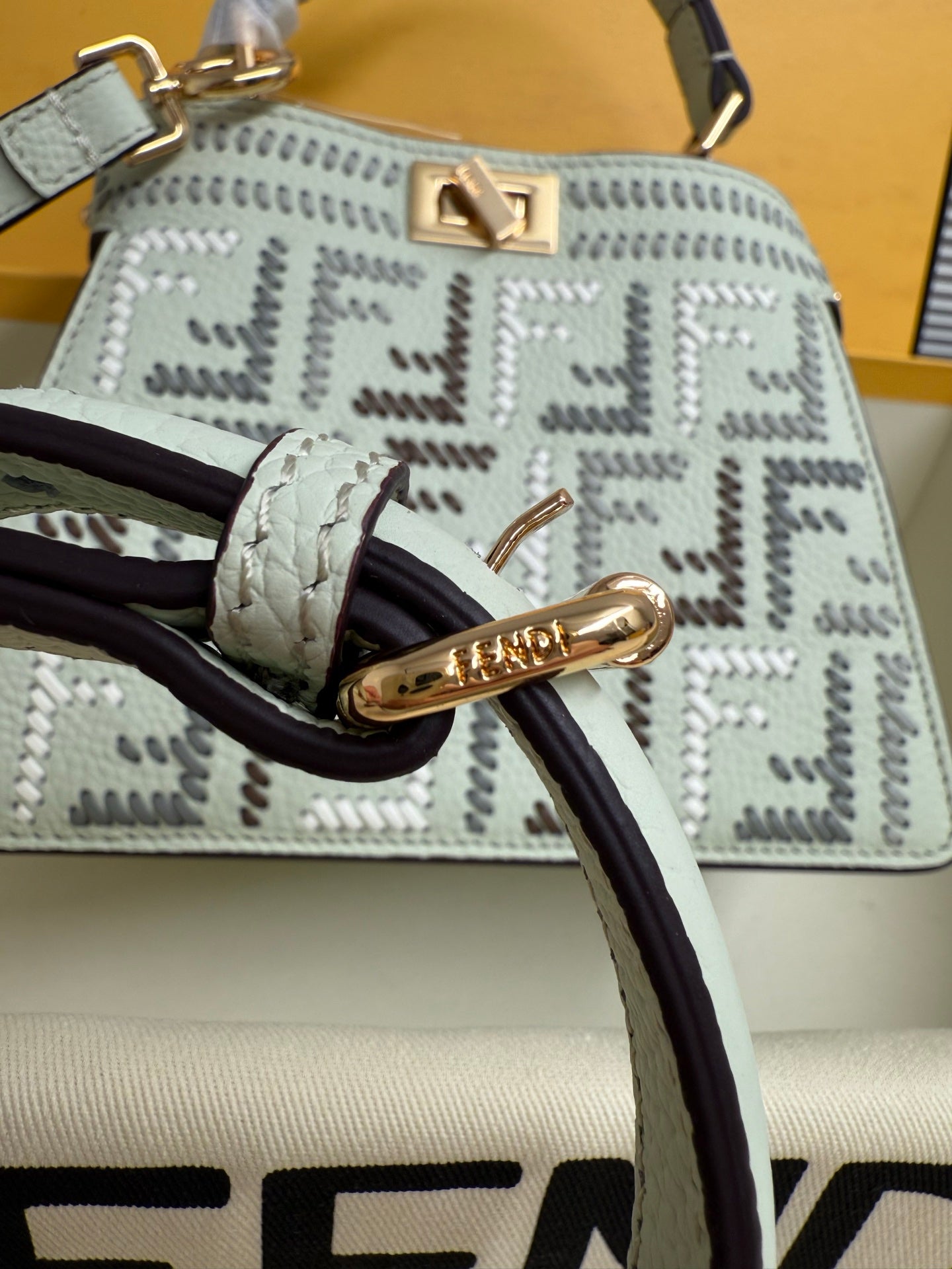 Fendi Peekaboo ISeeU FF Interlace