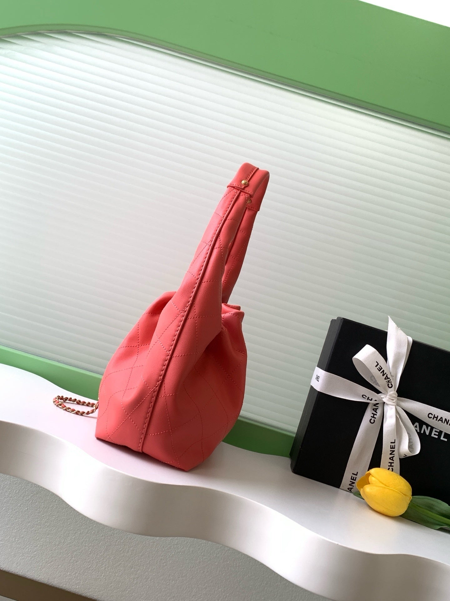 Chanel Hobo Bag Coral