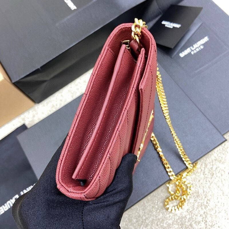 Saint Laurent Shoulder Bag red