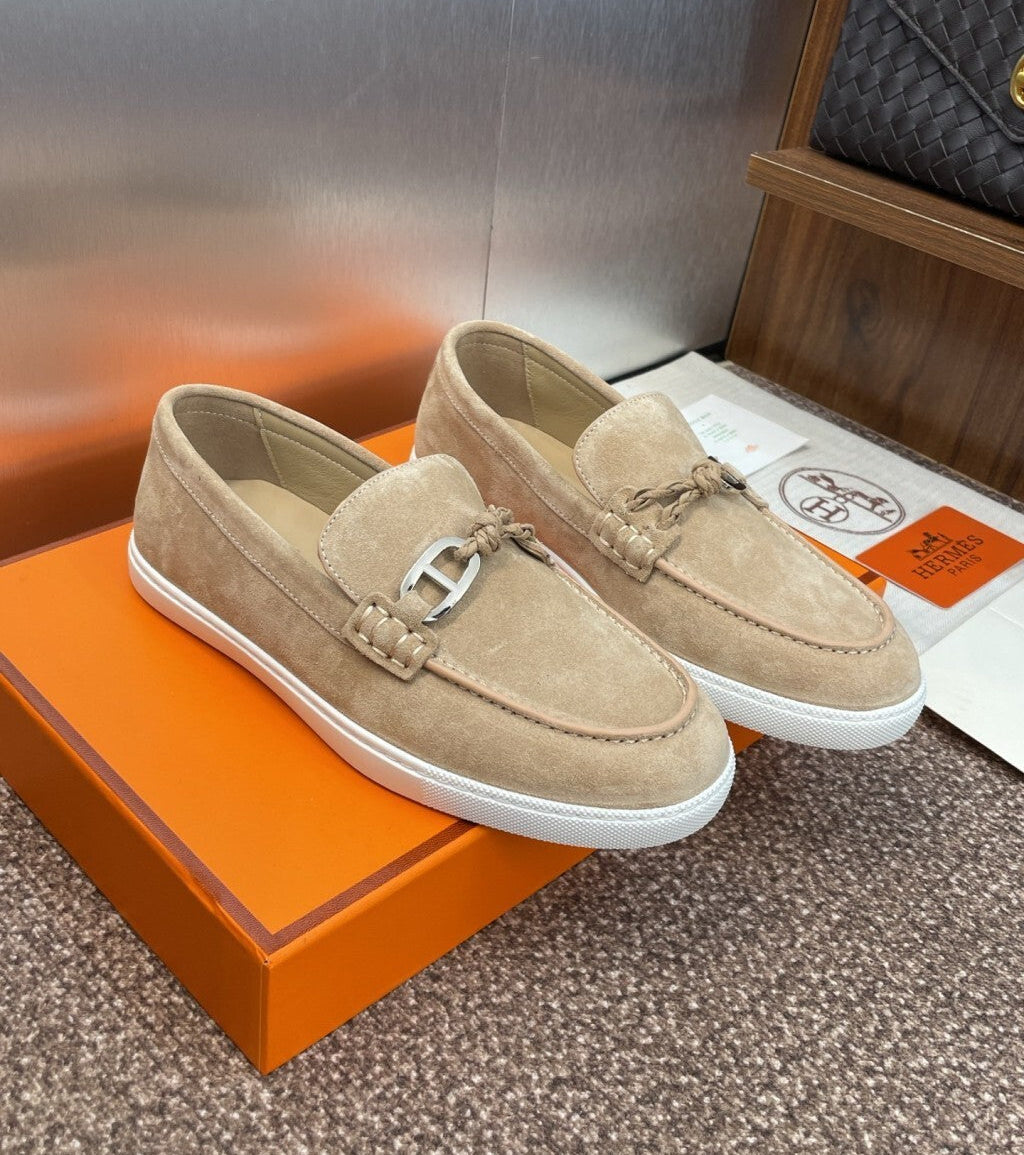 HERMES LOAFER off-white