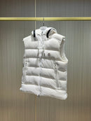 MONCLER SLEEVELESS - BOURNE WHITE \ BLACK