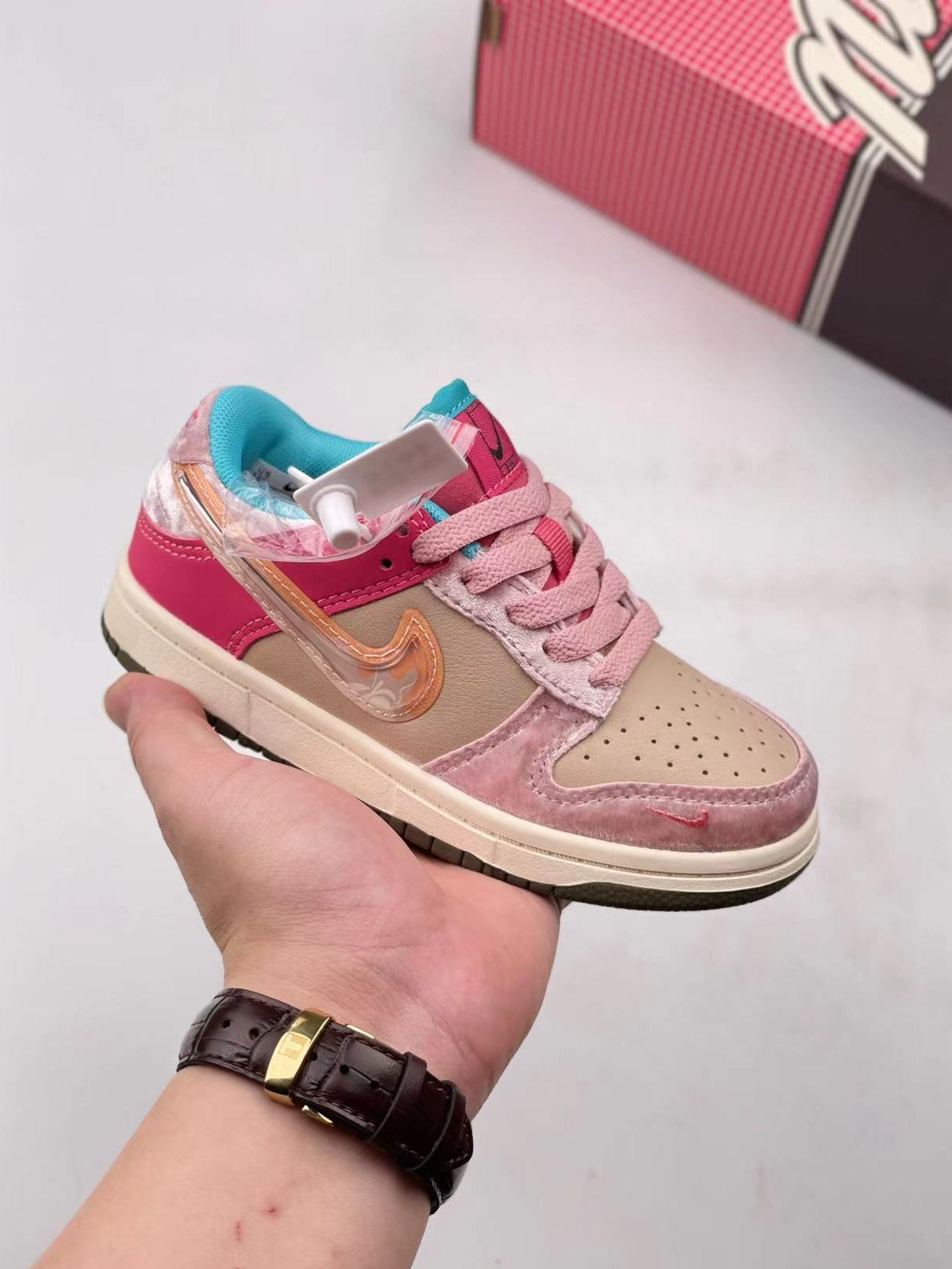Social Status x Nike Dunk Low Strawberry Milk