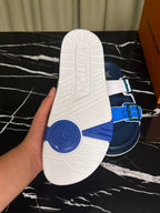 Sandália Louis Vuitton Trainer Mule Blue / White
