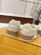 Fendi Match sneakers in white brown